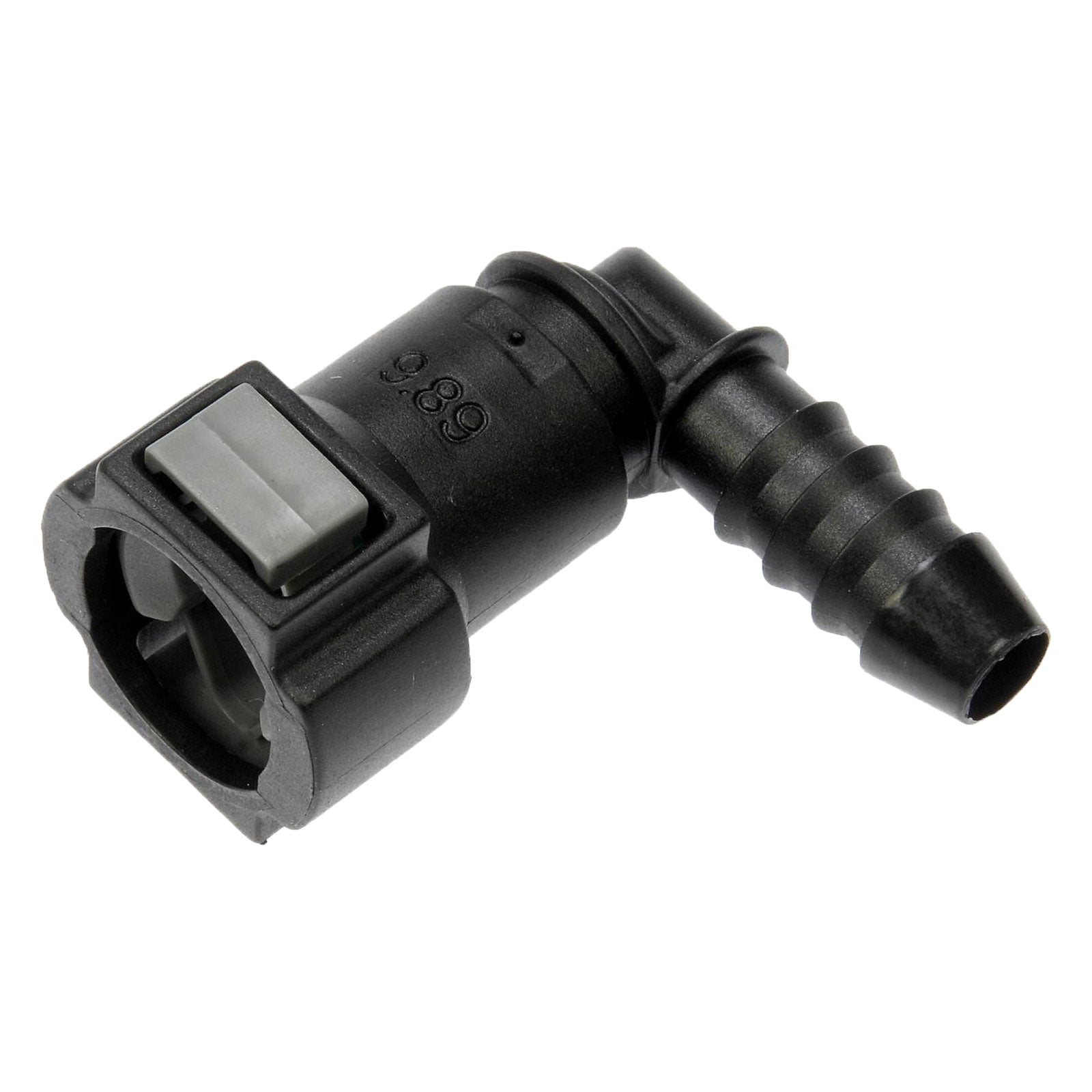 90 Degree LS LS1 SS Fuel Rail Quick Connect Fitting Line Adapter 3-8” ID to 3-8"