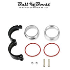 3 Inch 76mm Aluminum HD Clamp Intake V-band Clamp Intercooler Pipes Black