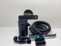 AN6 Performance Oil Catch Can 2 Port -6AN + NOS BLACK KIT