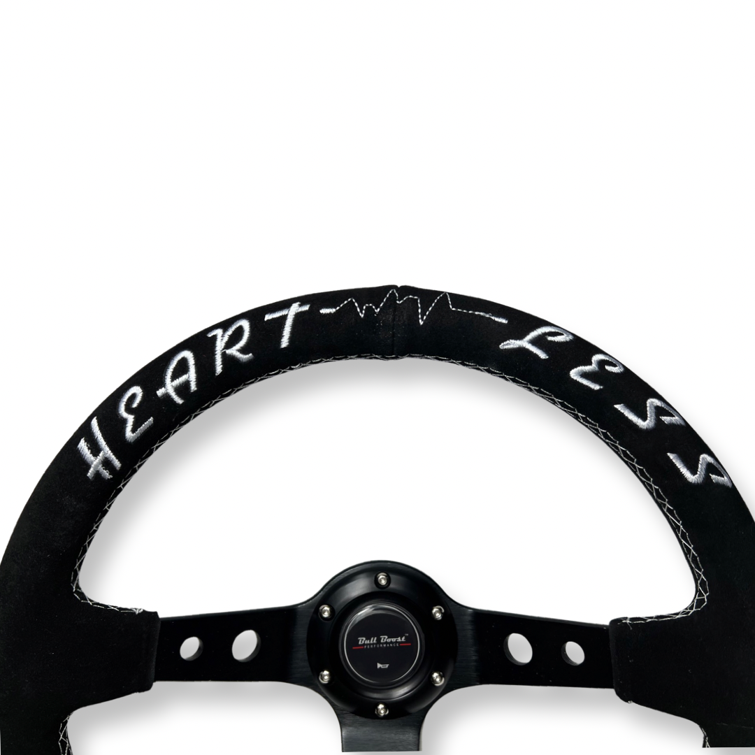 Infiniti G35 G37 Suede 3"Deep Dish Steering Wheel + Quick Release Short Hub Adapter