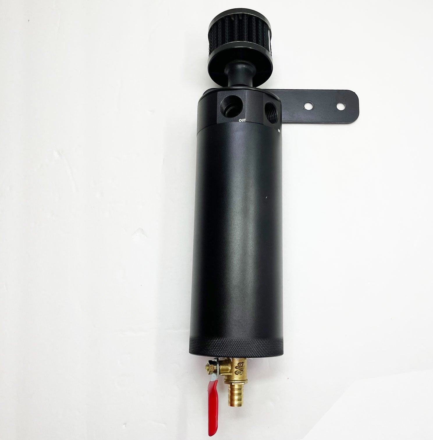 Universal Performance 7.5 oz Oil Catch Can 2 Port Kit 10AN, 8AN
