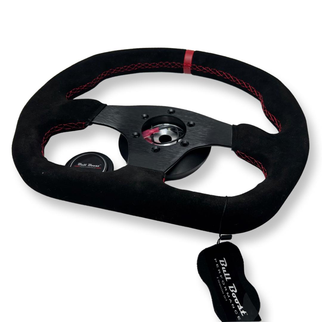 JDM Steering Wheel + Short Hub Adapter Kit For Honda Acura