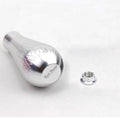 Billet Silver Tear Drop Weighted Shift Knob 195 Grams M10 x 1.5 Aluminum EG EK DC2 | AFFILIATE