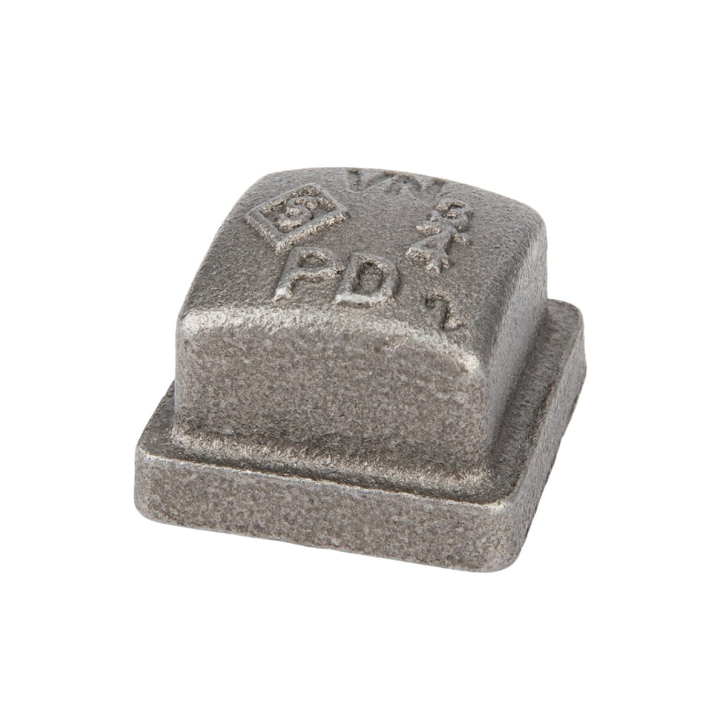 3/4 in. Black Square Cap