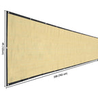 Yescom Fence Screen 90% Privacy Windscreen Fencing Mesh 4'x25'