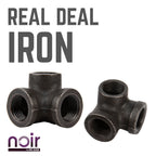 1/2 in.  Prefinished Matte Black Side Outlet Elbow