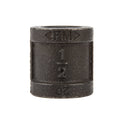 1/2 in. Prefinished Matte Black Coupling