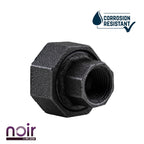 1/2 in. Prefinished Matte Black Union