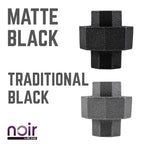 1/2 in. Prefinished Matte Black Union