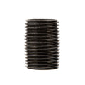 1/2 in. x 1 in. Prefinished Matte Black Pipe