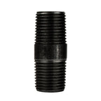1/2 in. x 2 in. Prefinished Matte Black Pipe