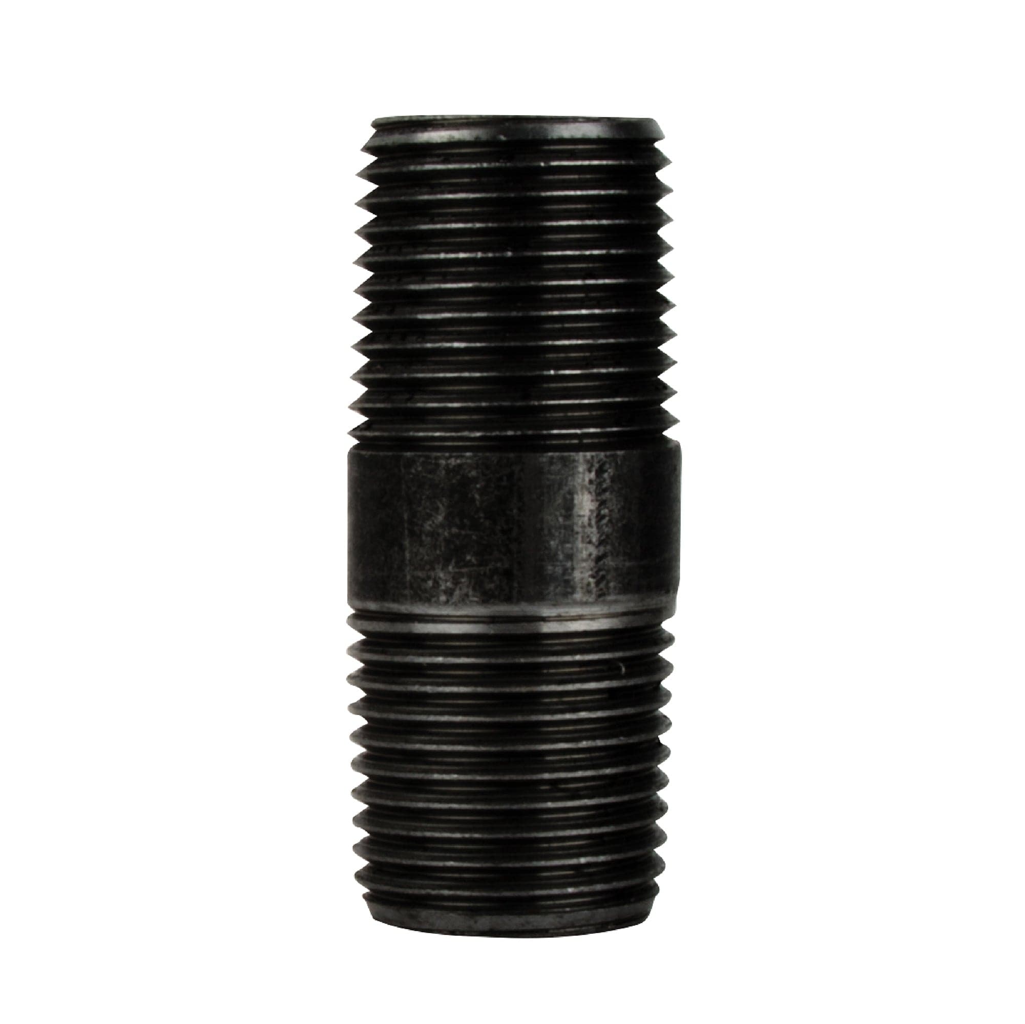 1/2 in. x 2 in. Prefinished Matte Black Pipe