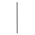 1/2 in. x 30 in. Prefinished Matte Black Pipe