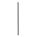 1/2 in. x 36 in. Prefinished Matte Black Pipe