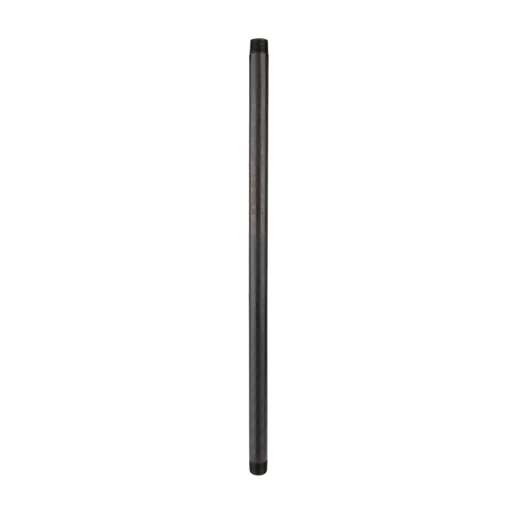 1 in. x 30 in. Prefinished Matte Black Pipe