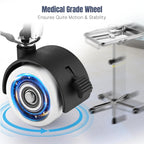 Yescom Mayo Stand Medical Equipment Stainless Steel Tray 5 Legs