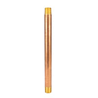 1/2 in. x 10 in. Red Brass Pipe