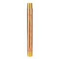 1/2 in. x 8 in. Red Brass Pipe