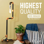 1/2 in. Red Brass Coupling