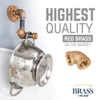 1/2 in. Red Brass 90 Degree Elbow