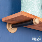 1/2 in. Red Brass Flange