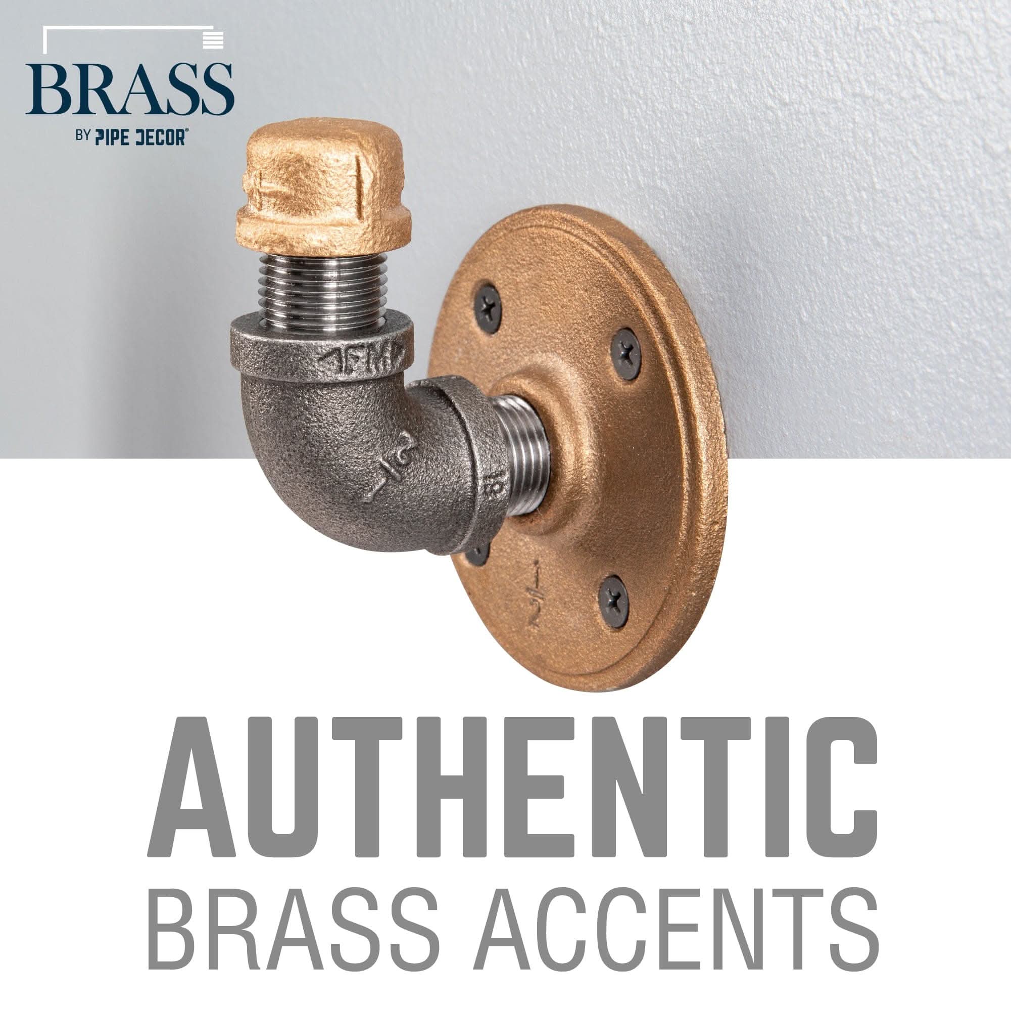 1/2 in. Red Brass Flange