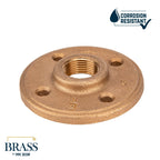 1/2 in. Red Brass Flange