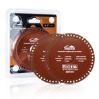 Abrasive Cut-Off Wheels 4-1/2" x 7/8" for Metal — 5-Pack Cutting Discs for Steel, Iron & Rebar
