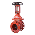 Ductile Iron OSY Resilient Wedge Gate Valve Flanged for Fire Protection Systems