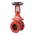 Ductile Iron OSY Resilient Wedge Gate Valve Flanged for Fire Protection Systems