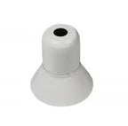 401 Two Piece Steel Escutcheon Chrome White Finish