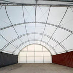 Back Wall for Container Canopy Shelter 40'x40'x15'