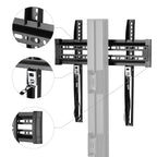 Yescom Mobile TV Stand Mount Bracket for Monitors up to 65"