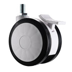 Yescom NexusX Mobile Computer Cart Lockable Swivel Caster Wheels 2Pcs