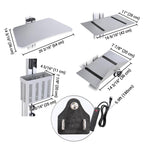 Yescom NexusX PC Computer Cart Workstation with Power Strip 2-Monitor