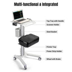 Yescom NexusX Rolling Laptop Cart with Power Outlet