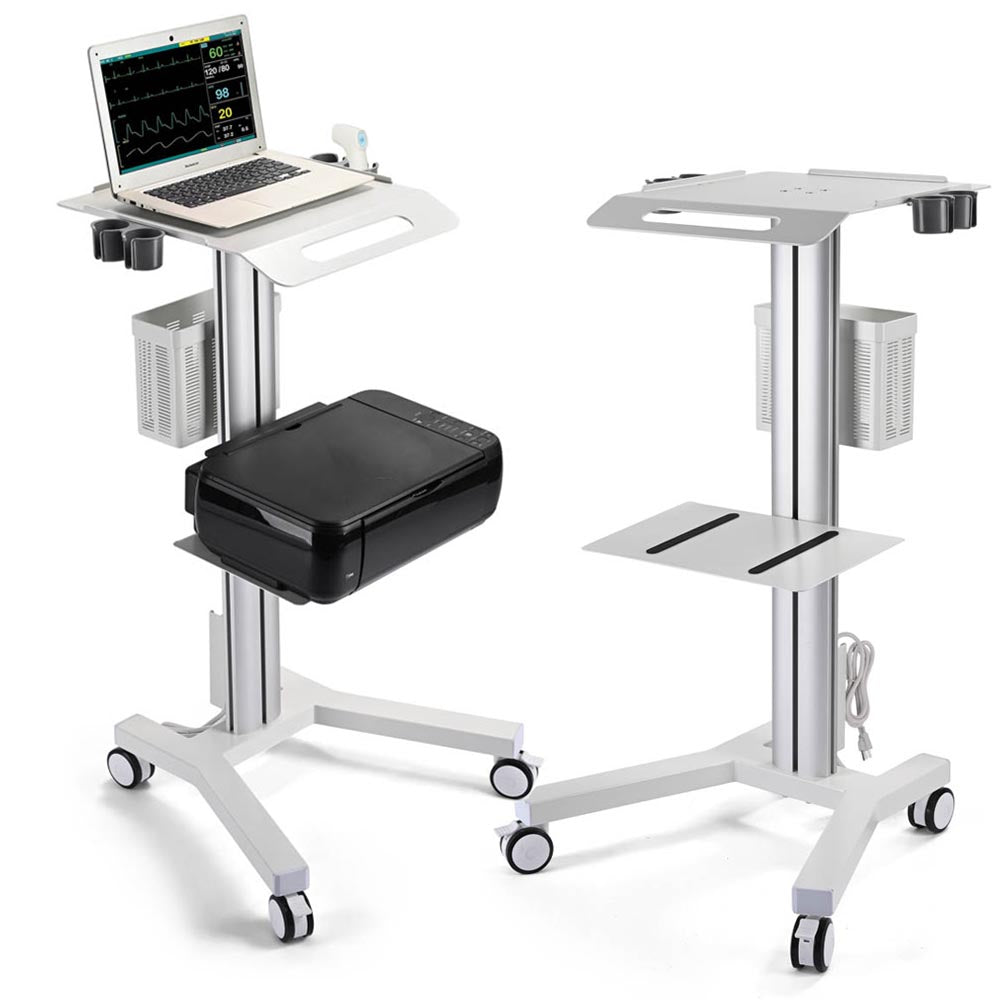 Yescom NexusX Rolling Laptop Cart with Power Outlet
