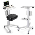 Yescom NexusX Rolling Laptop Cart with Power Outlet