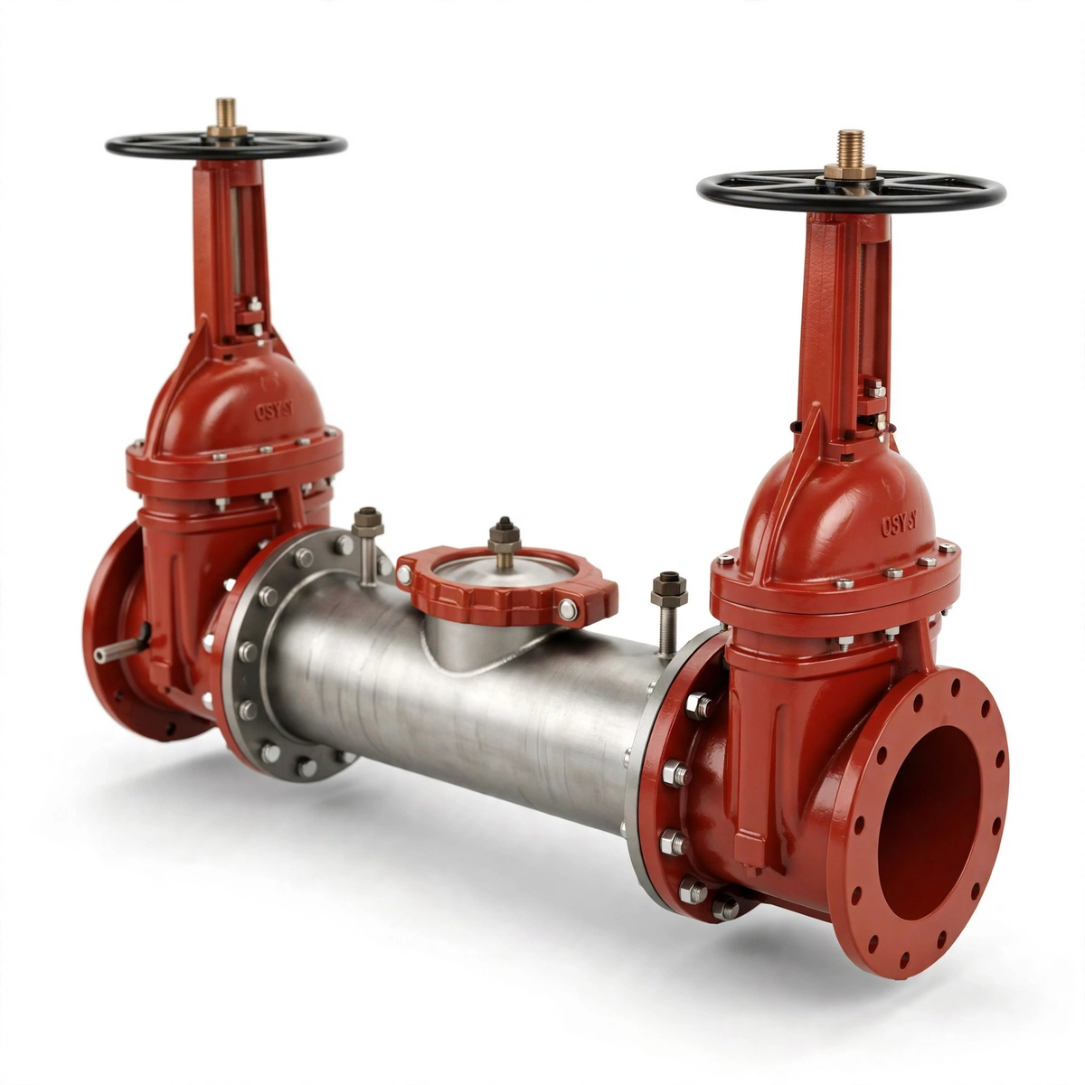 4" 2000SS Backflow Preventor Valve Stainless Steel DOSY GXG Fire Safety System