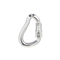 Carabiner, Auto-Lock, Pear, 4 9/10 in Length, 1" Gate Opening, Aluminum, Bare Aluminum