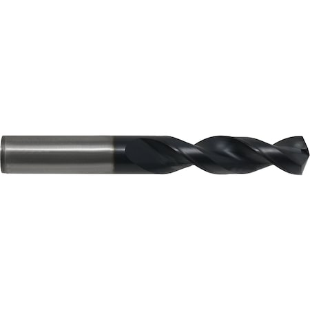Screw Machine Drill Bit, 13/64 in Size, 135  Degrees Point Angle, Cobalt Steel, TiAlN Finish