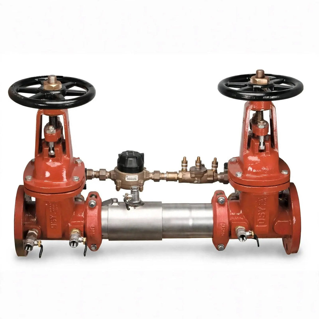 4" Double Check Detector With OS And Y Valve