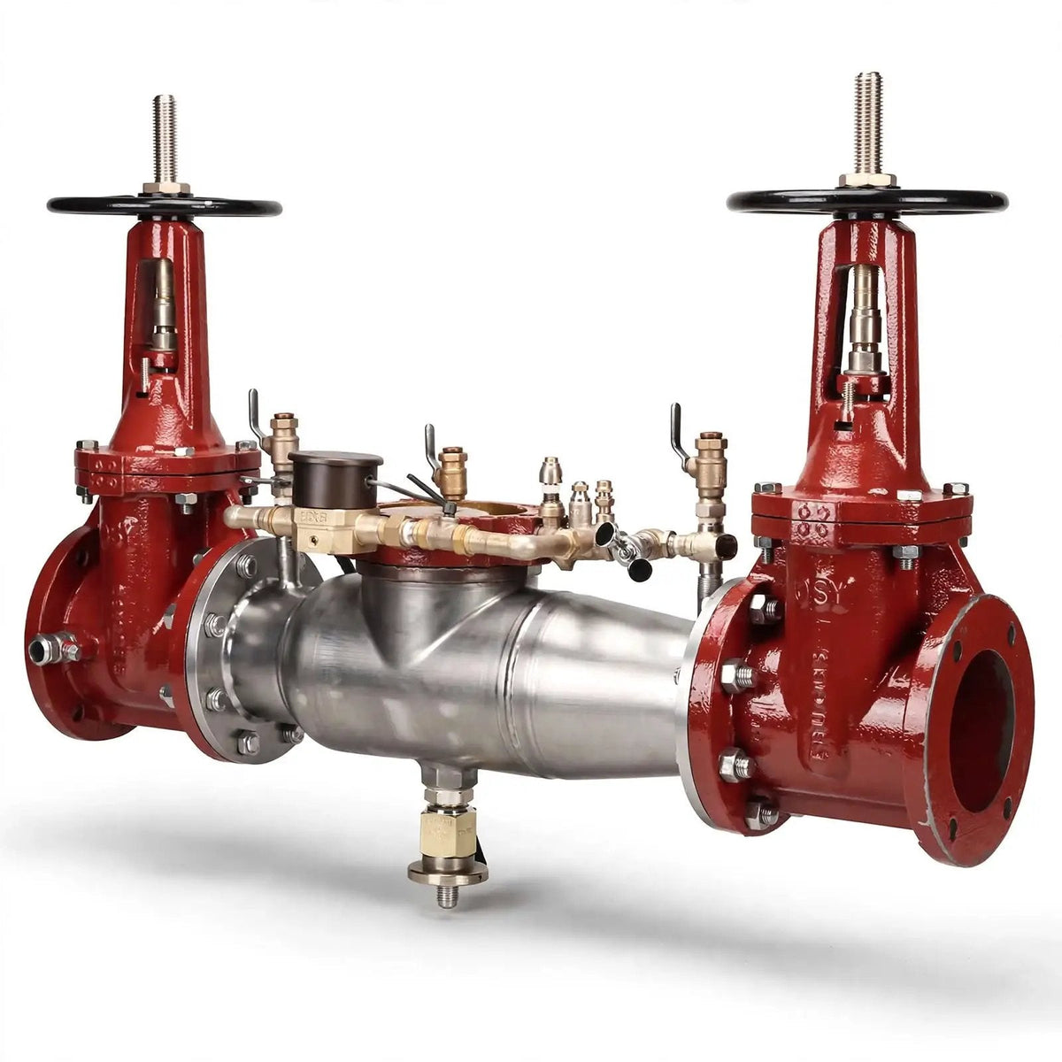 4" Reduced Pressure Backflow Preventer Valve Residential Safety Device