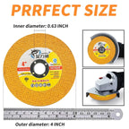 Cut Off Wheels 4 inch Thin Metal (50 pcs) & Stainless SteelCutting Wheel, Professional Fast Cutting Disc