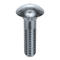 Carriage Bolt, Square Neck, 5/16"-18, 3 1/2 in L, Steel, Grade 2, Zinc-Plated, 50 PK
