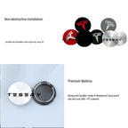 4 Pcs Hub Caps Covers Car for Tesla Model 3/Y/S/X (Diameter 56MM)