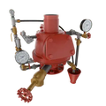 4" Pre-Trimmed Domestic Model F2 GG Fire Sprinkler System