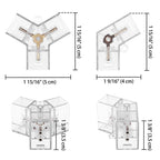 Yescom Hexagon Garage Light Connectors(Y+2-Way)