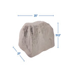 Sandstone Rock Valve Box Cover 53017