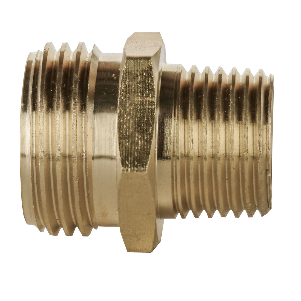 1/2" MPT x 3/4" MHT Brass Adapter 53261